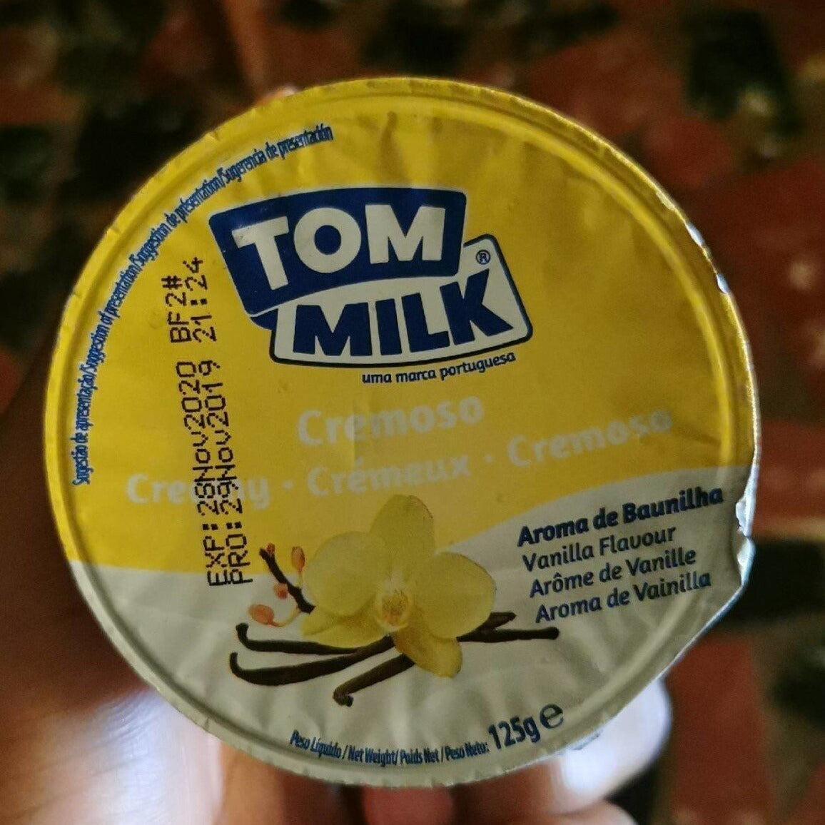 TOM MILK Dessert Lacté Arôme Vanille 125 g