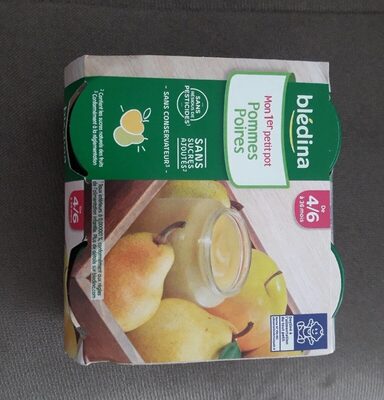 BLEDINA POT FRUITS Pommes Poires 4x130g Dès 4/6 mois - Produit