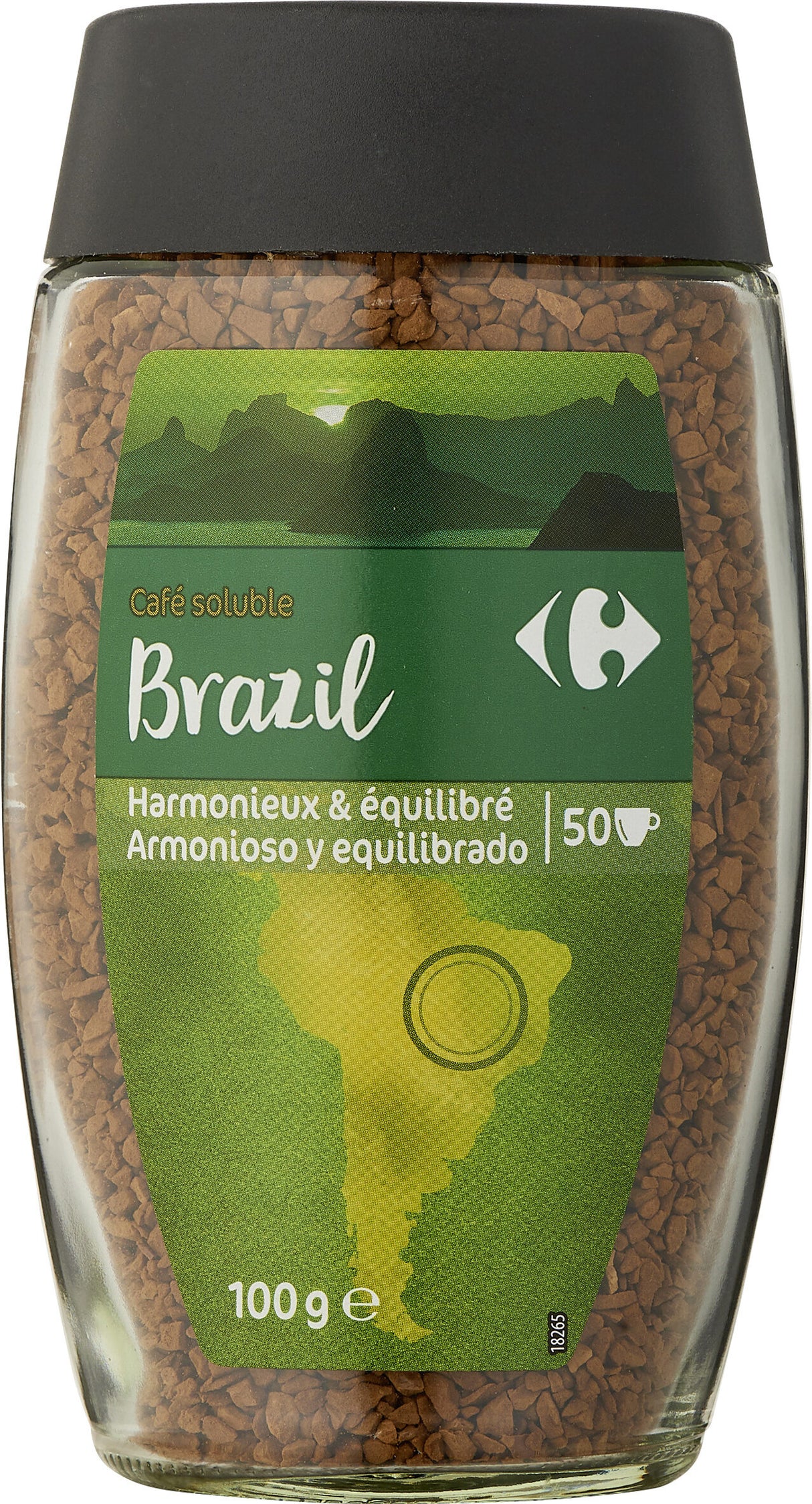 CARREFOUR Café Soluble Brésil 100g