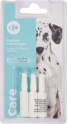 Pipettes insectifuges - Produit