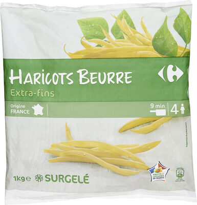 CARREFOUR Haricots Beurre Surgelés 1 kg