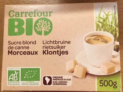 Sucre Blond de canne Morceaux - Produit