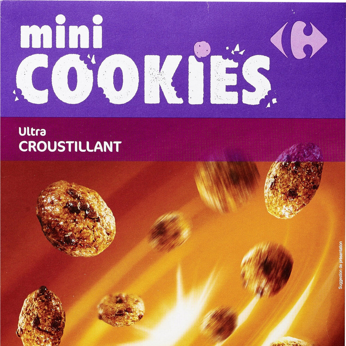 CARREFOUR Céréales Mini Cookies 500g