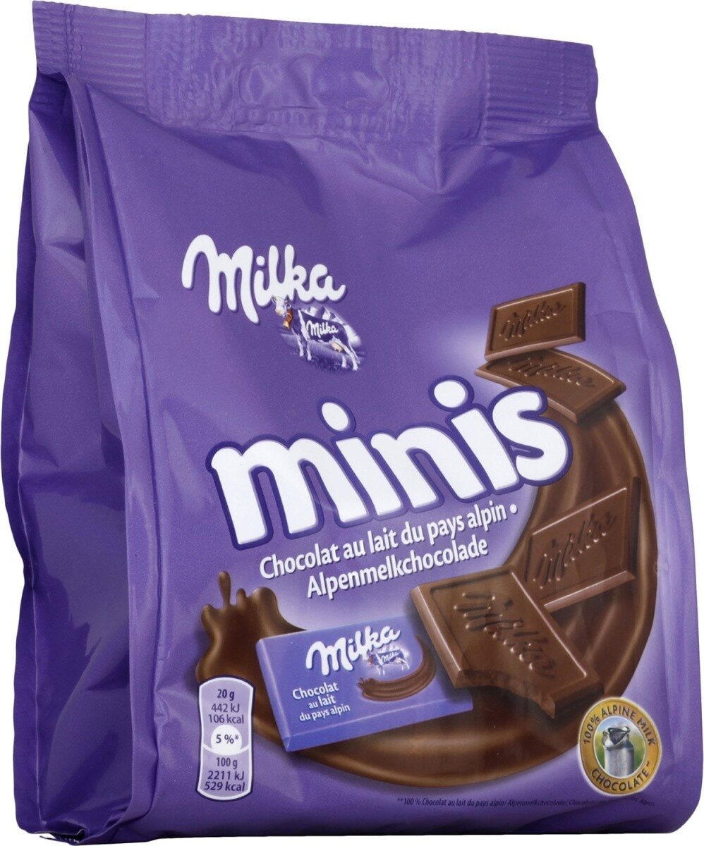 MILKA Minis Lot de 20 10g