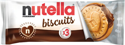 Biscuits Nutella x3 biscuits fourrés - 41,4g - Produit