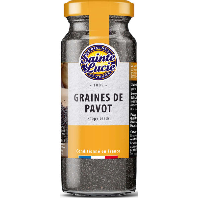 SAINTE LUCIE Graines de Pavot Flacon 55 g