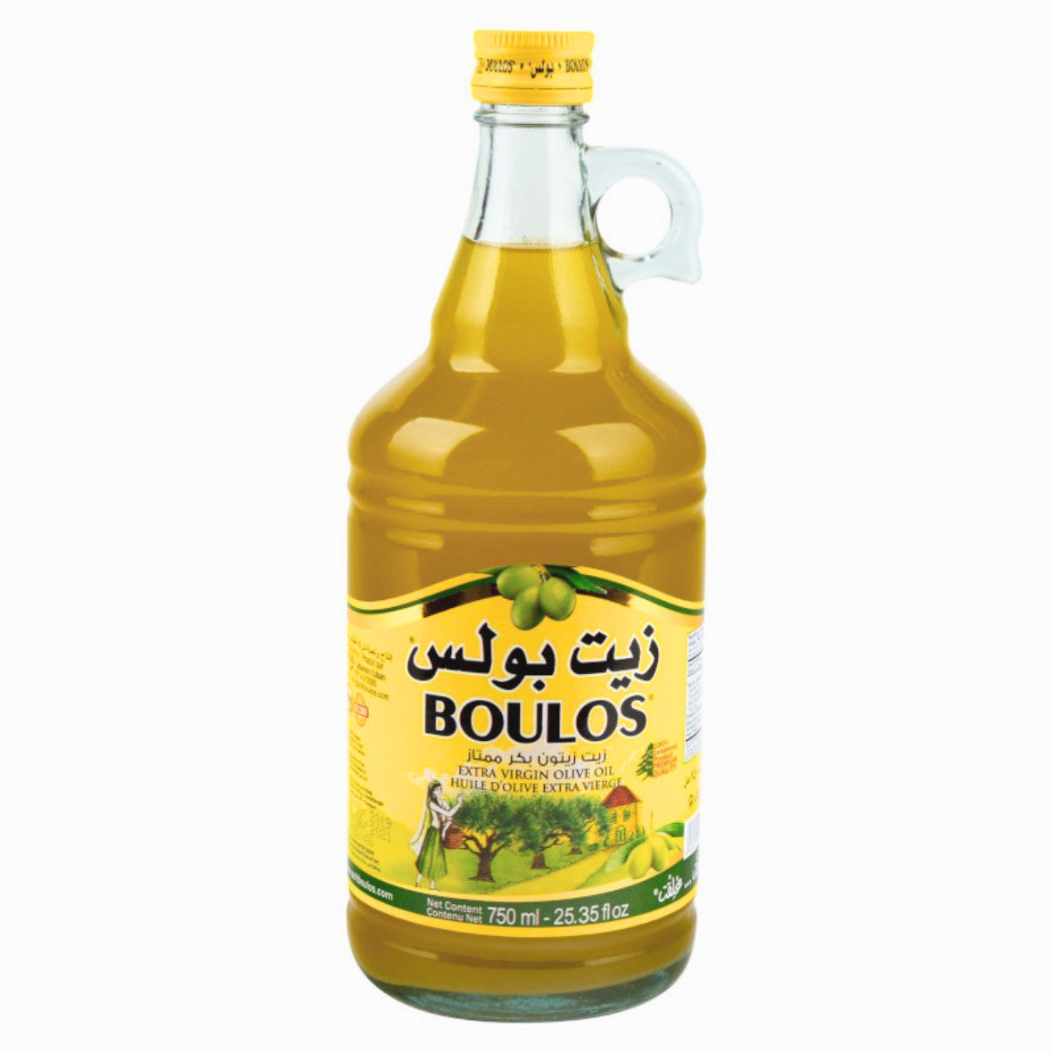 BOULOS Huile d'Olive Extra Vierge 750 ml