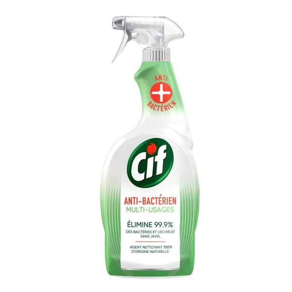 CIF Pistolet Antibactérien Sans Javel 750 ml