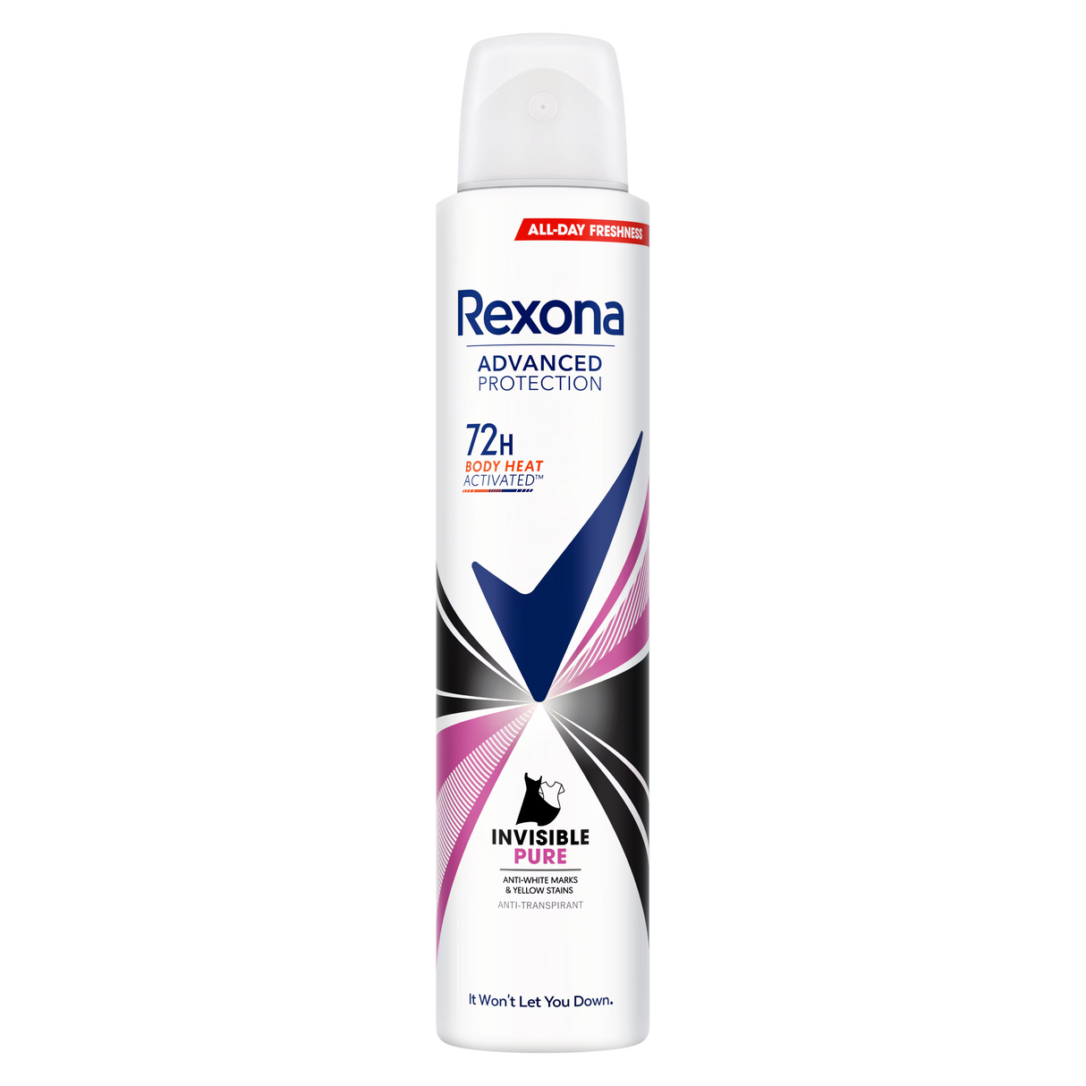 REXONA Déodorant Invisible Pure Femme 200 ml