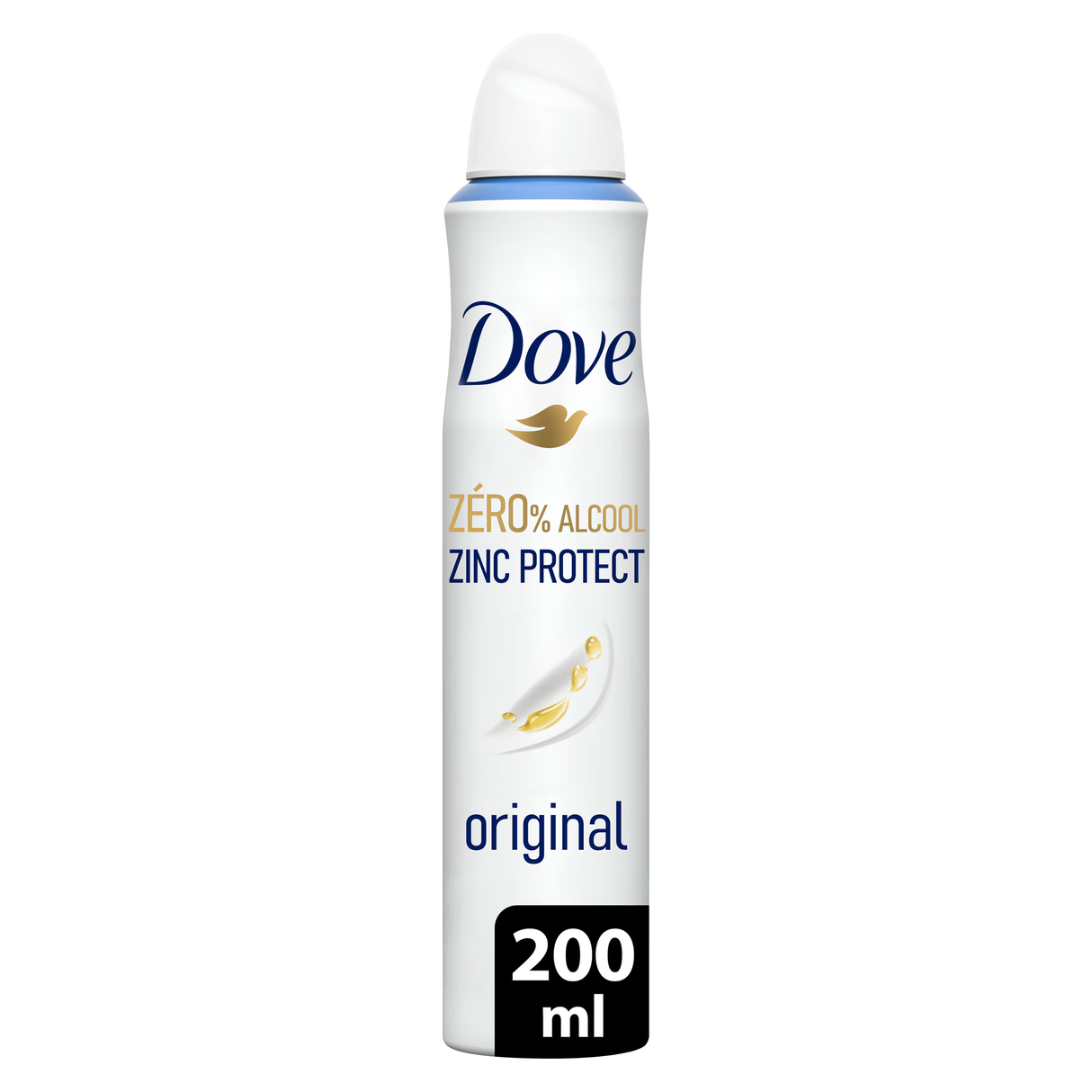 DOVE Déodorant 0% Original 200 ml