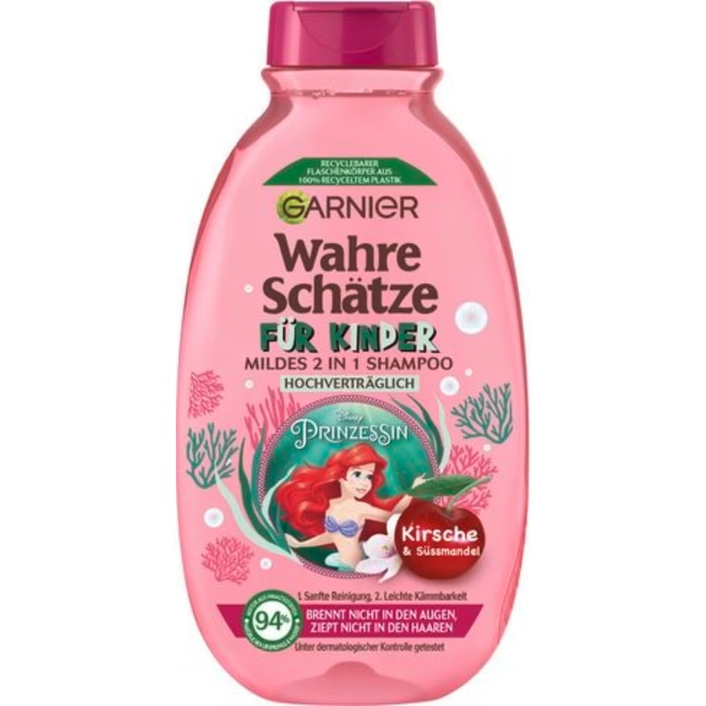 ULTRA DOUX Shampooing & Démêlant Disney Enfants Cerise-Amande Douce 300 ml