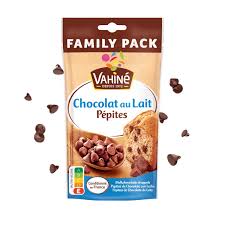 VAHINE Pépites de Chocolat au Lait Format Familial 200 g