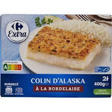 CARREFOUR Colin d'Alaska à la Bordelaise Surgelé 400 g