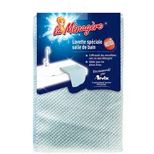 MENATEX Lavette Microfibre Spéciale Salle de Bain 32x32 cm