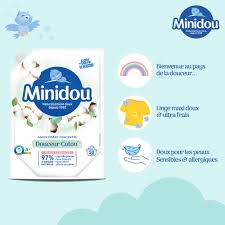 MINIDOU Assouplissant Instant d'Été 50 Lavages 1 L