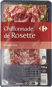 CARREFOUR Chiffonnade de Rosette 100 g