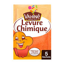 VAHINÉ Levure Chimique Pack de 5 Sachets 55 g