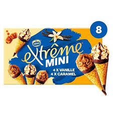 NESTLÉ Mini Extrême Vanille-Caramel 8 x 39 g