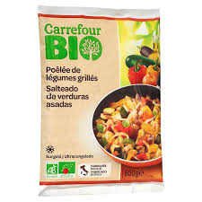 CARREFOUR BIO Poêlée de Légumes Grillés Surgelés 600 g