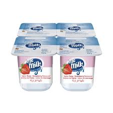 ME MILK Yaourt Fraise Pack de 4x120 g