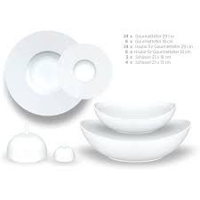 NADIR Lot de 24 Assiettes Collection Saturno 26 cm