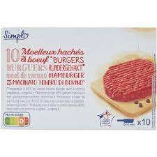 CARREFOUR Haché de Bœuf Le Moelleux 15% MG 10x100g