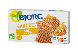 BJORG Gaufres au Miel Bio 175g