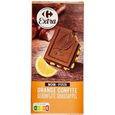 CARREFOUR Chocolat Noir Orange 200g