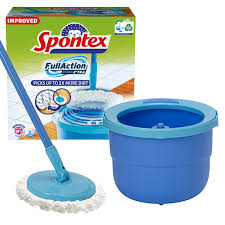 SPONTEX Kit Serpillère Multiusage avec Seau et Essoreur