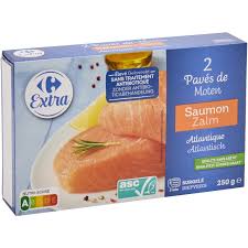 CARREFOUR Pavés de Saumon ASC 2x125 g