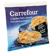 CARREFOUR Coquilles Saint-Jacques 4x90 g