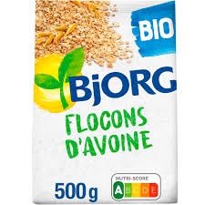 BJORG Flocons d'Avoine BIO 500 g