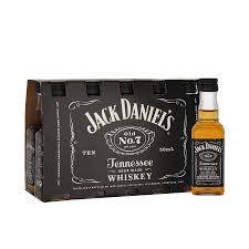 JACK DANIEL'S Whisky Pack de 10x5cl