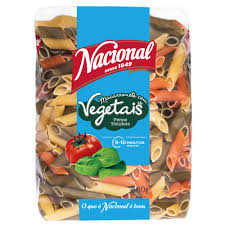 NACIONAL Macarronette Penne Tricolore aux Légumes 500g