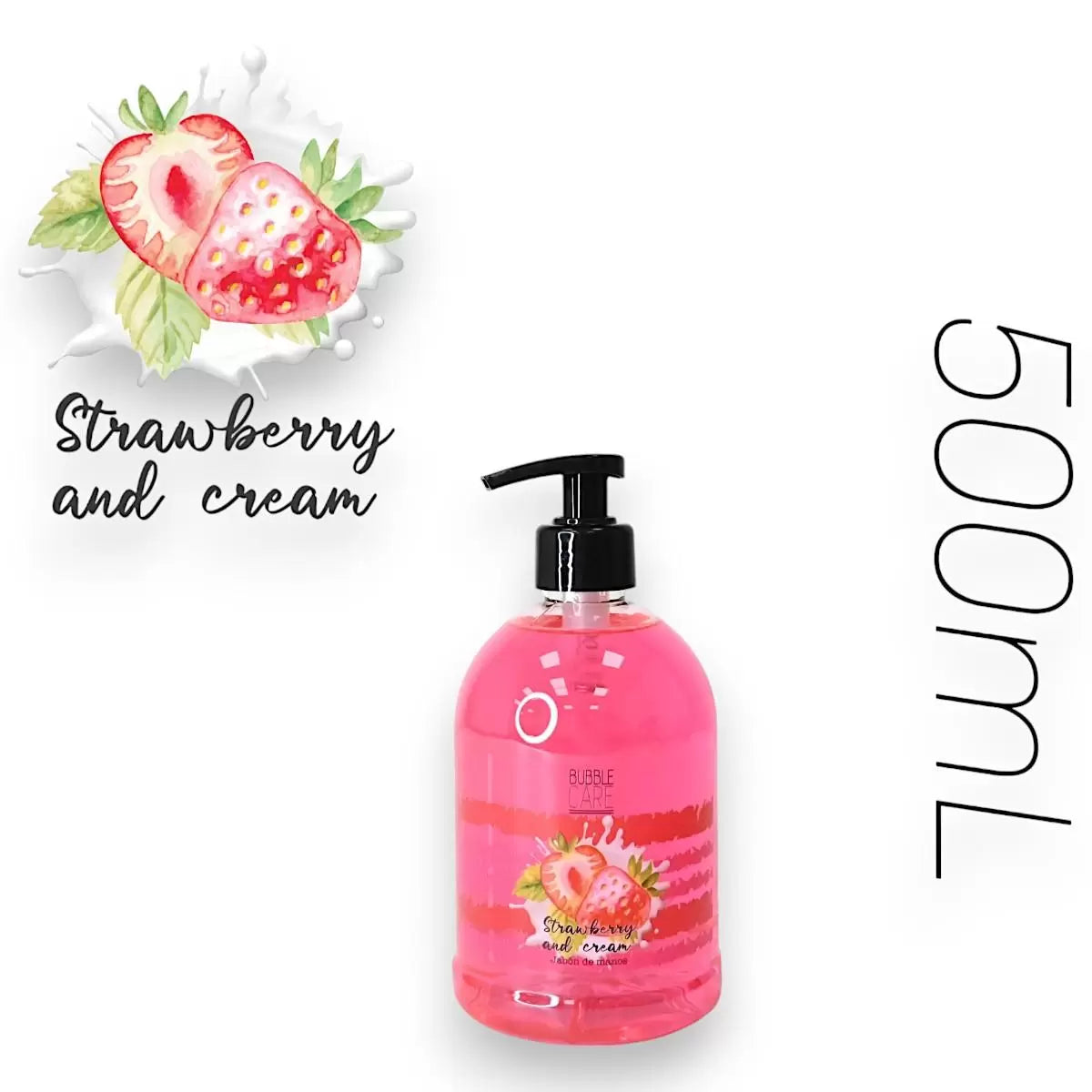 QUERAY Savon Liquide Mains Fraise Fraîche Sweet Life 500 ml