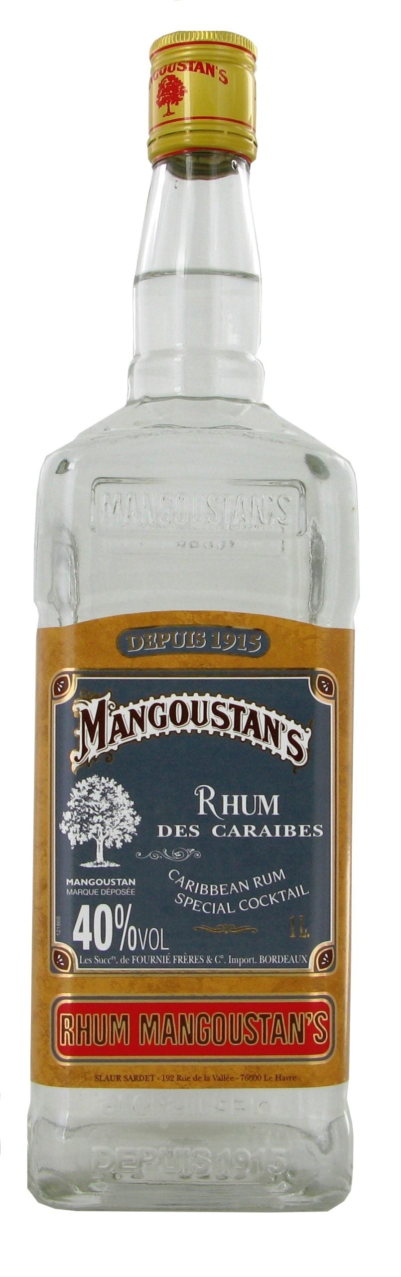 MANGOUSTAN Rhum Blanc 1L