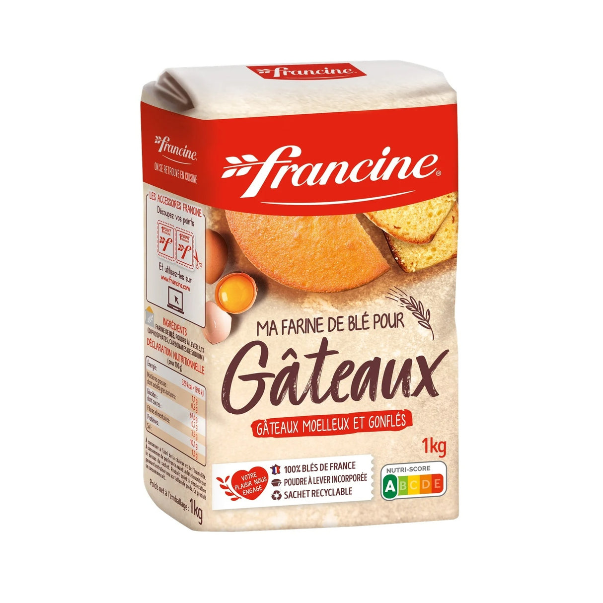 FRANCINE Farine Spéciale Gâteaux 1kg