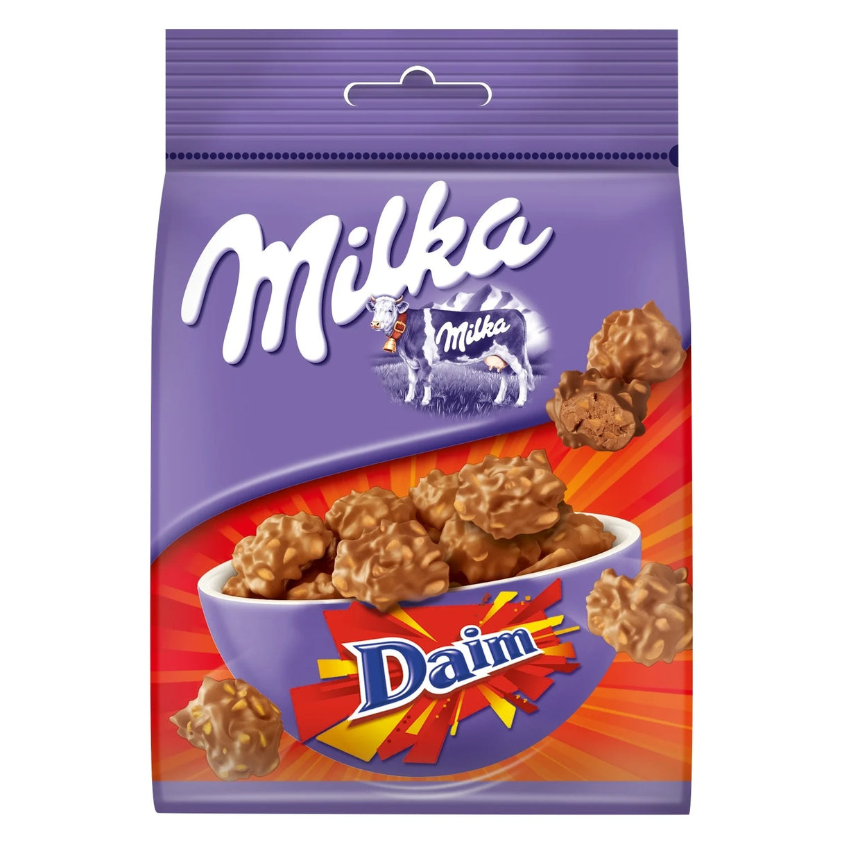 MILKA Snax Daim Chocolat au Lait 145g