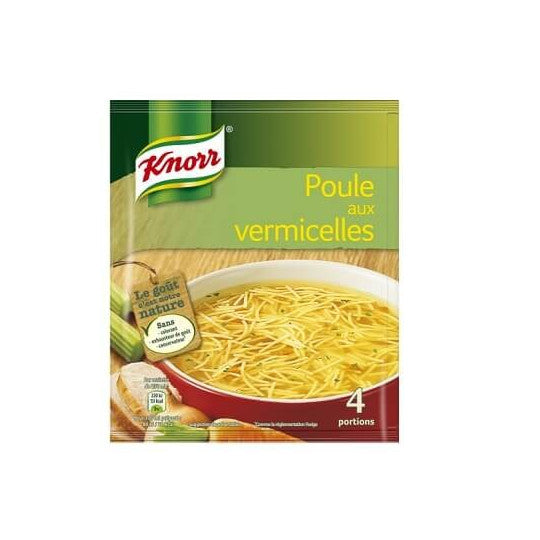 KNORR Soupe Poule aux Vermicelles 4 Sachets 63g