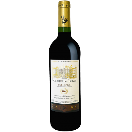 MARQUIS DES LOGES Bordeaux Rouge 75 cl