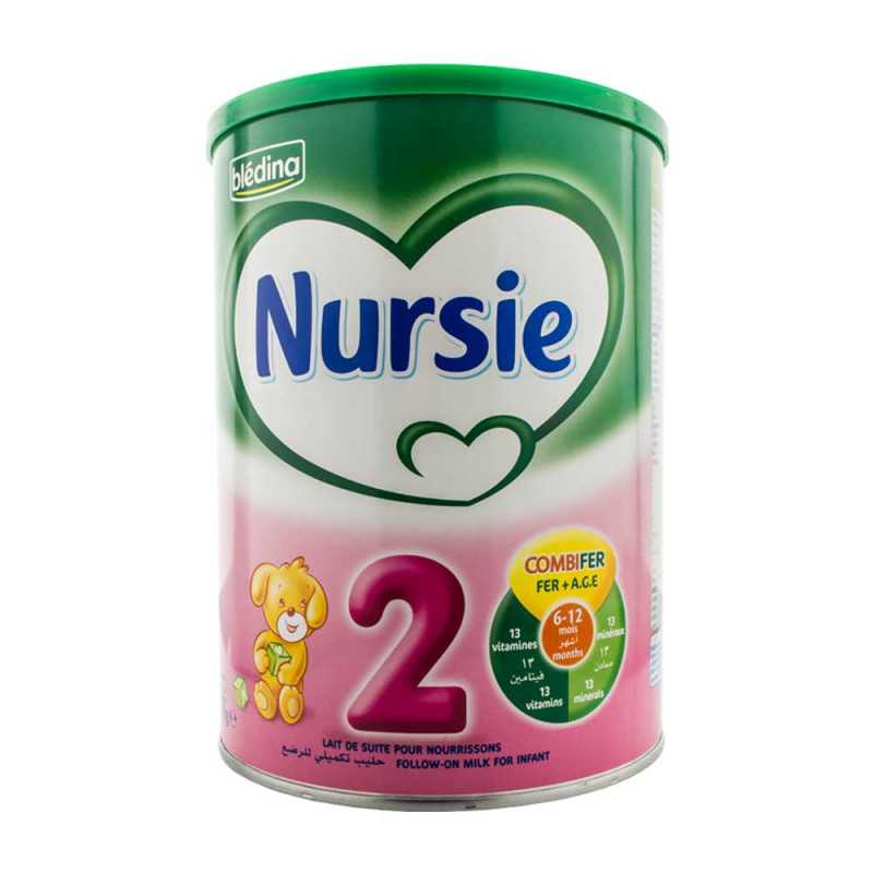 NURSIE Lait Infantile 2ème Âge 900g