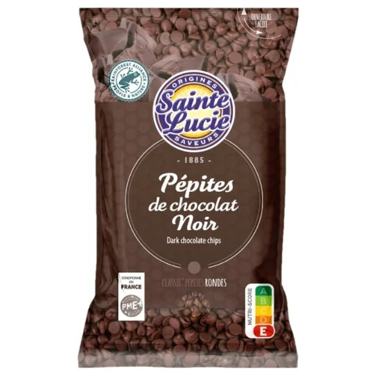 STE LUCIE Pépites de Chocolat Noir Rainforest 125 g