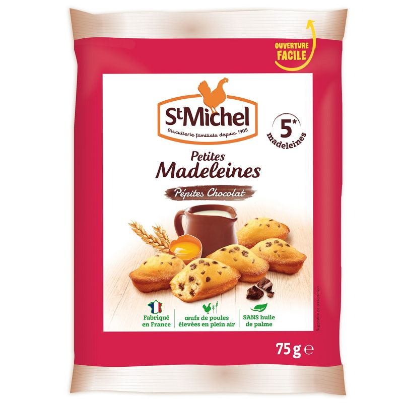 SAINT MICHEL Madeleine Coquille Pépites 75 g