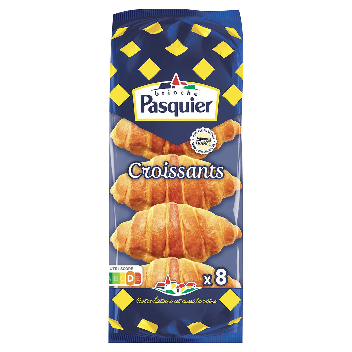 PASQUIER Croissants 8 Pièces 320g Décongelé