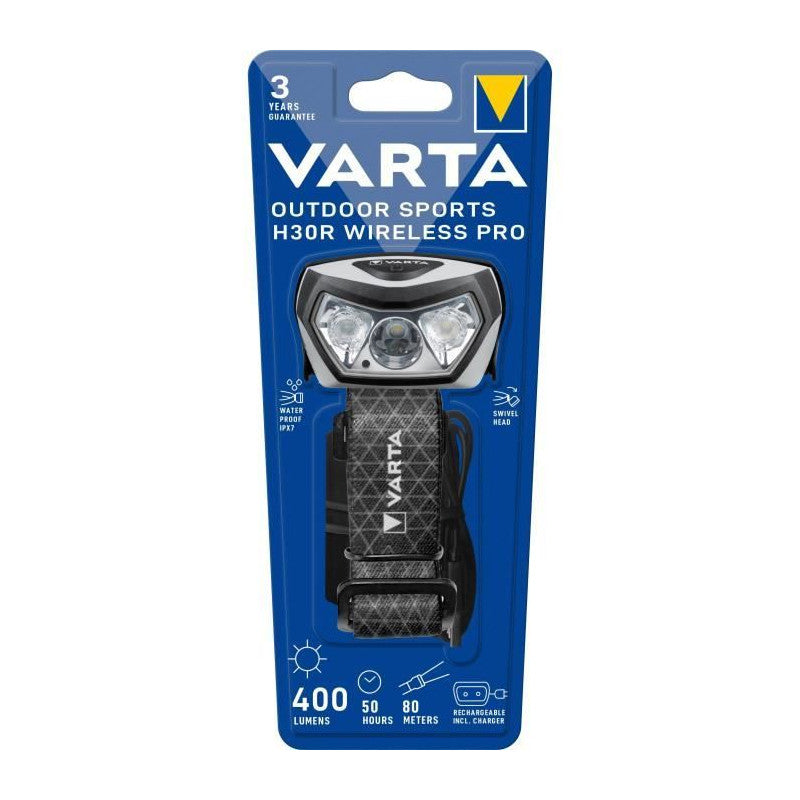 VARTA Lampe Frontale H30R Wireless Pro