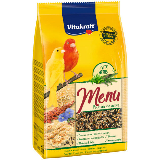 VITAKRAFT Menu Vital Canaris Sachet Fraîcheur 900g