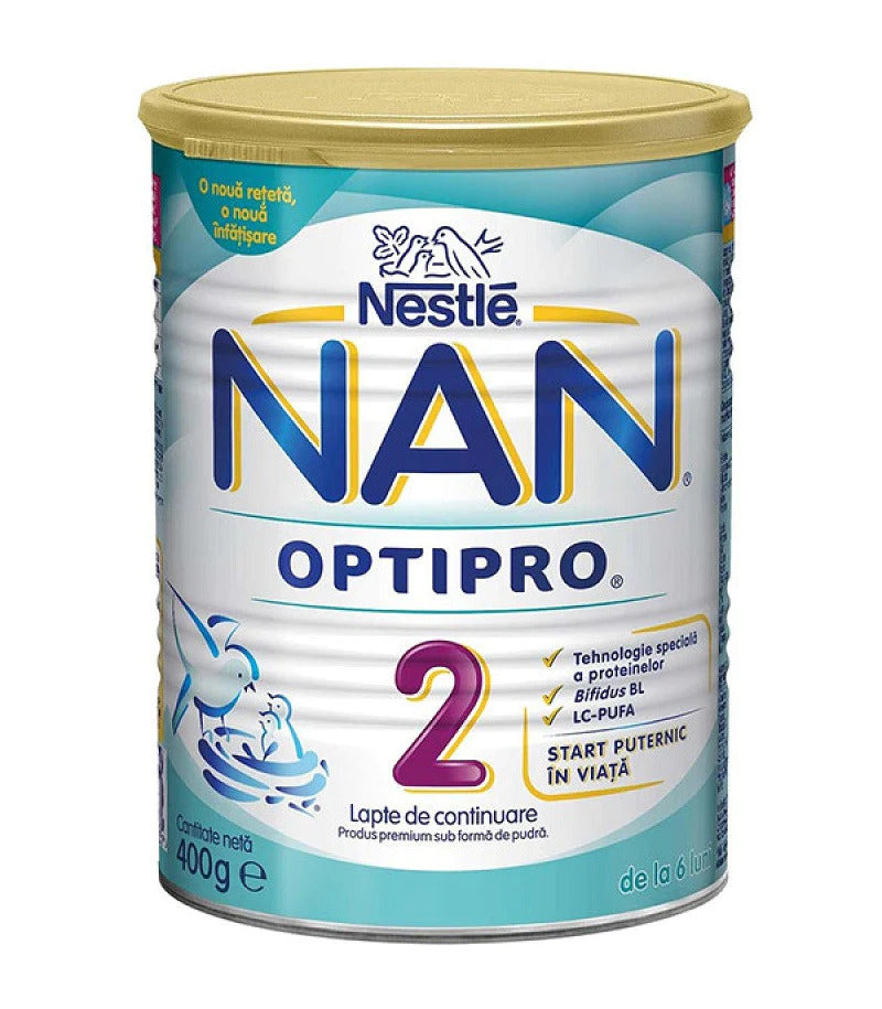 NESTLÉ NAN 2 OPTIPRO Lait 2ème Âge 400g