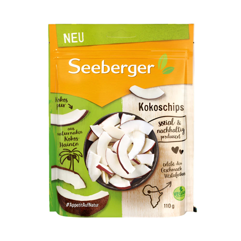 SEEBERGER Chips de Noix de Coco 110 g