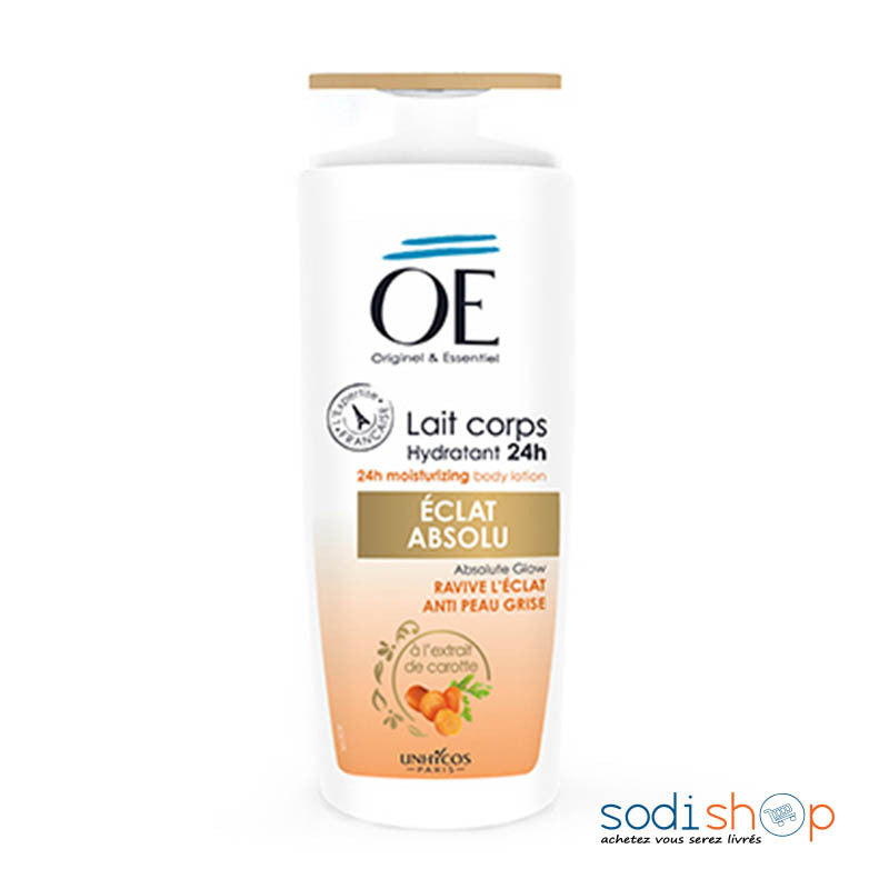 ORIENTAL ESSENCES Lait Corps Carotte Éclat Absolu 500 ml