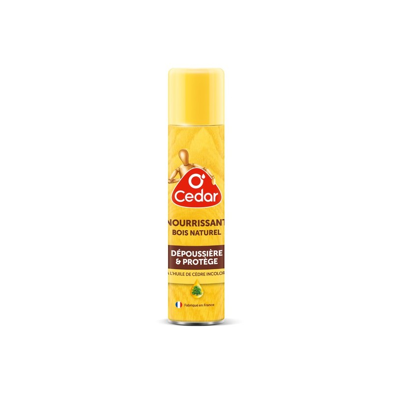 O'CEDAR Aérosol Nourrissant Bois Naturel 300 ml